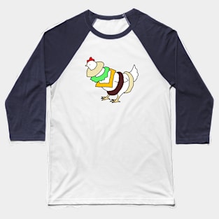 Chicken Burger Baseball T-Shirt